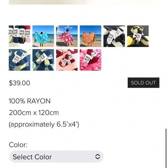 Spam Musubi Pareo/Sarong - Picture 3 of 5